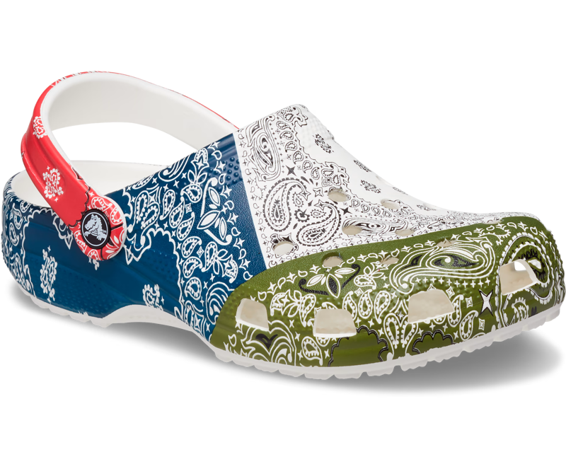 Crocs Classic Bandana Clog in Multi-3